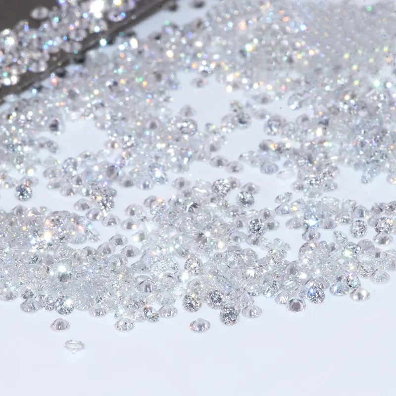 Preço da embalagem de saco à vácuo melee 1.7mm solto laboratório crescido preço de diamante por carat da china