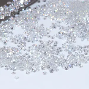 Price of Vacuum bag packing melee 1.7mm loose lab grown diamond price per carat from China