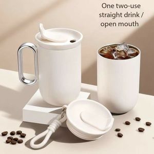 Tazza da Caffè in Acciaio Inox 316 di Alta Qualità, Mini Tazza da Viaggio con Cinturino, Elegante Regalo per l'Ufficio - Product Image 3