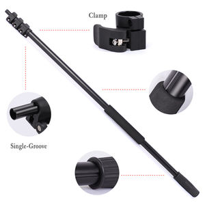 Poste Telescópico de Aluminio con Bloqueo de Abrazadera y Mango de PVC para Herramienta de Extensión Extensible - Product Image 3