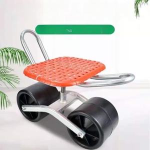 360 ° 旋转滚动农场座椅可调收割凳，用于温室和花园工作 (2轮和4轮选项) - Product Image 6