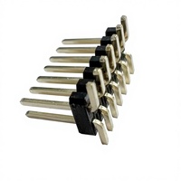 Connecteur mâle double rangée 2*7P 14P à montage en surface, personnalisable, 1,27 mm, contact en cuivre, nylon, angle droit, pour PCB