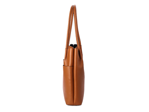 Sac à main en cuir véritable de luxe pour femme, sac à bandoulière personnalisé en cuir TOGO marron, élégant, grande capacité, sac de transport pour femme - Product Image 2