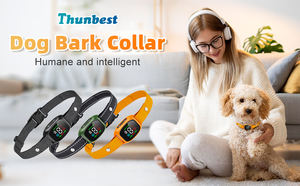 चुंबकीय फास्ट चार्जिंग स्मार्ट वाटरप्रूफ पालतू कुत्ते विरोधी छाल प्रशिक्षण समायोज्य नायलॉन अनुकूलित कॉलर कोई इलेक्ट्रिक शॉक नहीं - Product Image 2