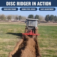 Disque de butteur à 2-4 disques, largeur de butteage 300-2000 mm, pour tracteur 20-110 CV, attelage 3 points, disques en acier 65Mn, machine de butteage agricole