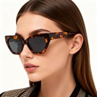 Lunettes de soleil de luxe polarisées avec protection UV400, monture complète, lunettes de soleil œil de chat, lunettes de soleil en acétate, lunettes de soleil de créateur de couleur or