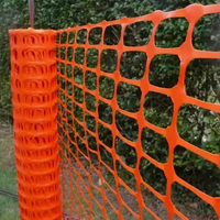 Filet de sécurité orange en plastique pour échafaudage, clôture de protection, barrière de signalisation