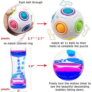 Scientoy <b>Fidget</b> Toy Set 35 Pcs Sensory Toys For Stress Relief Anxiety Autism Children Adults Unisex Plastic Age 5 7 Years - Product Image 3