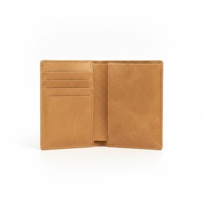 Washable Waterproof Kraft Paper Passport Travel <b>Wallet</b> <b>Zipper</b> Closure Leather Look Vegan Card Slots Custom Logo Corporate Gift - Product Image 2