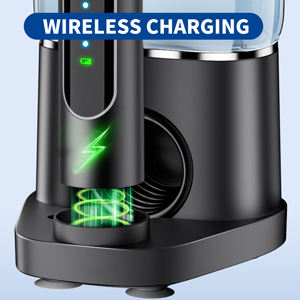 स्मार्ट आउटडोर और घरेलू इलेक्ट्रिक टूथब्रश पानी फ्लोसर 5 दबाव स्तर ip7 वाटरप्रूफ डिचेबल 500 मिली पानी की टंकी - Product Image 6