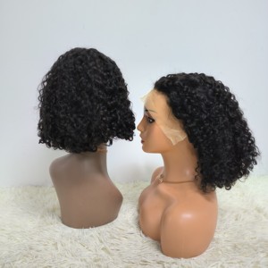 Promotion 27$ Water Wave 200% Density 200g 13x4 <b>Bob</b> <b>Wigs</b> 10-14 Inches 100% Virgin Human Hair Brazilian Hair Wholesales for woman - Product Image 3