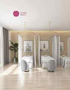 Yicheng beauté Salon de beauté <span class=keywords><strong>rideau</strong></span> de séparation longue tige de <span class=keywords><strong>Support</strong></span> en forme de U mural en forme de U <span class=keywords><strong>dressing</strong></span> cadre de <span class=keywords><strong>Support</strong></span> - Product Image 3