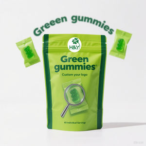 Suplemento de verduras de espirulina vegana de etiqueta privada OEM Superfood <span class=keywords><strong>Green</strong></span> Super Greens Gummies - Product Image 3