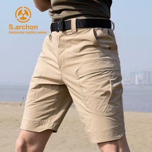 Pantaloncini Tattici Estivi Personalizzati da Uomo, ad Asciugatura Rapida, Elasticizzati, Traspiranti e Comodi per Escursionismo, Campeggio, Sport e Uso Casual - Product Image 3