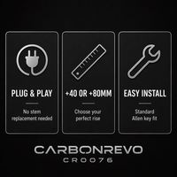 Extension de Guidon pour Trottinette Carbonrevo Dualtron – Robustesse Supérieure, Longue Durée de Vie, Qualité Premium, Ajustement Parfait
