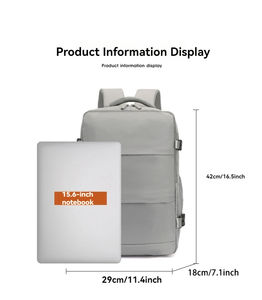 Sac à dos unisexe pour hommes et femmes, sac de voyage d'affaires, sac à dos pour ordinateur portable à grande capacité avec rangement multi-couches - Product Image 2