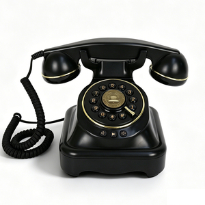 Téléphone de bureau rétro Bluetooth prêt à être expédié, prend en charge l'assistant vocal, téléphones filaires de style rétro, vente en gros - Product Image 1