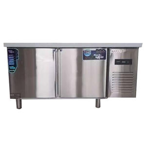 Congelador comercial de 1,8 m, banco de trabajo de mantenimiento fresco de acero inoxidable, congelador de temperatura única, <span class=keywords><strong>nevera</strong></span> de <span class=keywords><strong>mesa</strong></span> de preparación de sándwich fresco - Product Image 5