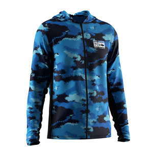 Jersey de Pesca con Capucha y Cierre Completo para Hombre, Transpirable, Anti-UV, para Pesca desde la Orilla y en Barco - Product Image 5