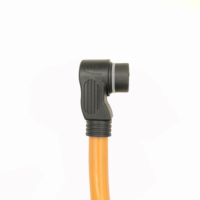 Connecteur de charge de batterie à courant élevé IP67 étanche 2+6 broches 80 100A 120A, prise à angle droit pour le remplacement de batterie de vélo électrique et de véhicule électrique