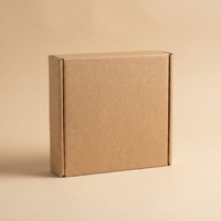 Boîte d'expédition pliable en carton ondulé délicat avec logo personnalisé, taille sur mesure, recyclable, pour produits cosmétiques et accessoires
