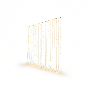 Guirlandes lumineuses LED blanc chaud, 300 ampoules, à brancher, pour intérieur et extérieur, pour chambre à coucher, Noël, mariage, fête, décoration - Product Image 1