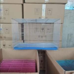 Kandang kelinci logam ramah lingkungan untuk penggunaan di rumah bentuk ukuran kecil/Sedang untuk bayi kelinci tikus Marmot Toilet dalam ruangan/luar ruangan - Product Image 2