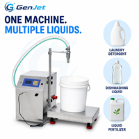 Machine de remplissage et de pesage automatique GenJet de 72 litres par minute pour lessive, liquide vaisselle et produits nettoyants