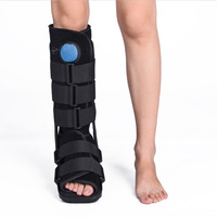 Grande botte de marche pneumatique en néoprène moulée de jambe chirurgicale gonflable à l'air avec protection de botte de marcheur à came pour pied cassé
