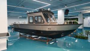 <span class=keywords><strong>Bateau</strong></span> <span class=keywords><strong>de</strong></span> pêche à cabine <span class=keywords><strong>en</strong></span> aluminium <span class=keywords><strong>de</strong></span> 6.6m, yacht offshore <span class=keywords><strong>de</strong></span> 22 pieds avec direction hydraulique à double barre et cabine rigide à vendre - Product Image 6