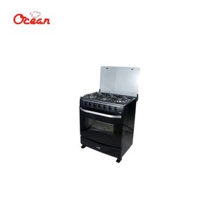 Cuisinière à gaz quatre feux avec four intégré et plaques de cuisson en verre pour la maison – Prix usine - Product Image 3