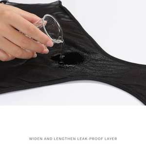 Mutande Mestruali Riutilizzabili Personalizzate OEM per Donne, Culotte De Regles Impermeabile a 4 Strati, Assorbenti e Antiperditina - Product Image 5