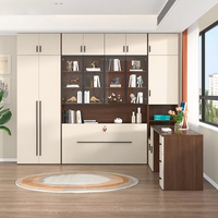 Design moderne intégré multifonctionnel rétractable pliable lit escamotable Guarda Roupa Com Cama Embutida