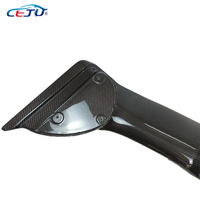 Lèvre de coffre arrière en fibre de carbone ABS pour Mitsubishi Lancer X GSR EX GT Evolution 10 LS ES CF Sedan 2008-2019