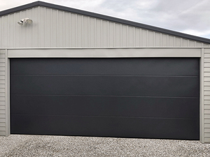 Automatische Garagentore Dämmung Sandwichpaneele Schwarz Sektionaltor Roll Tor - Product Image 6