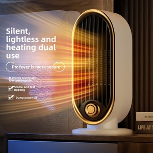 Calentador <span class=keywords><strong>de</strong></span> ventilador PTC vertical <span class=keywords><strong>pequeño</strong></span> para el hogar, soplador <span class=keywords><strong>de</strong></span> aire caliente <span class=keywords><strong>de</strong></span> calentamiento rápido para dormitorio, <span class=keywords><strong>enchufe</strong></span> europeo, fácil instalación en el escritorio - Product Image 2