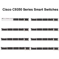 Commutateur Catalyst C9350-48HX d'origine, 48 ports Ethernet 1G, 4 liaisons montantes SFP+ 10G, gestion réseau StackWise avec fonction SNMP