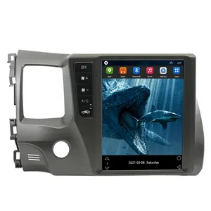 9,7 "Android Car Radio reproductor Multimedia 4G WIFI Carplay GPS 2Din coche estéreo de Audio reproductor de vídeo para Honda Civic 2006-2011