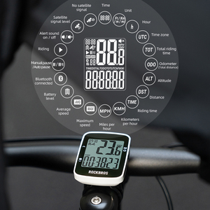 <span class=keywords><strong>ROCKBROS</strong></span>-Ordenador de bicicleta digital, velocímetro de pantalla táctil resistente al agua para bicicleta de carretera y MTB, velocímetro GPS para ciclismo - Product Image 4