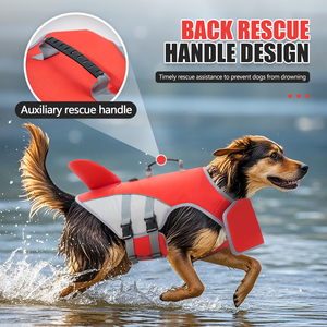 <span class=keywords><strong>Gilet</strong></span> de <span class=keywords><strong>sauvetage</strong></span> pour <span class=keywords><strong>chien</strong></span> respirant et confortable avec poignée de <span class=keywords><strong>sauvetage</strong></span> anti-noyade pour l'entraînement – Idéal pour le dropshipping - Product Image 4