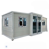Maison préfabriquée extensible de 20 pieds, 1, 2, 3, 4 ou 5 chambres, isolée et étanche, pour camp de travailleurs et projets résidentiels – Approvisionnement direct usine