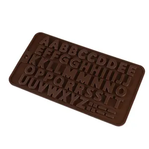 字母A到Z硅胶蛋糕模具食品级DIY巧克力模具蛋糕工具
