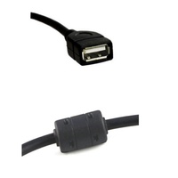 Cable Extensor USB 2.0 Macho a Hembra de Alta Calidad, 1.5m, Estándar, PVC, Conductor de Cobre Puro, Blindaje Trenzado, Carga Rápida 5A para Computadora