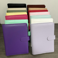 Vente flash, stock d'usine, pas de MOQ, couleurs vives, imperméable, 6 anneaux, macaron, A5 A6, cadeau, planificateur de luxe personnalisé, carnet en PU, reliure