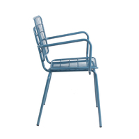Chaise de salle à manger en fil métallique colorée, chaise moderne, bétoia jardin extérieur, Restaurant, café, style industriel, vintage