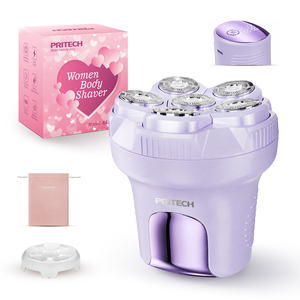 Afeitadora Eléctrica Magnética 6D Flotante <span class=keywords><strong>para</strong></span> Mujer, Afeitadora Corporal Húmeda/Seca Impermeable, Afeitadora Facial Portátil <span class=keywords><strong>para</strong></span> <span class=keywords><strong>Vello</strong></span> Corporal y Púbico - Product Image 1