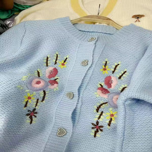 Pull-over tricoté décontracté à manches longues pour <span class=keywords><strong>femme</strong></span>, modèle FYK193, en gros, avec plusieurs couleurs, idéal pour Noël - Product Image 5