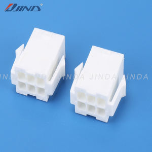 מחבר זכר ונקבה מפלסטיק ופליז, 4.2 מ\\\"מ, 3 פינים, DC, עבור מעגלים מודפסים ואלקטרוניקה, 2P 4P 6P, זרם מדורג 5A - Product Image 4