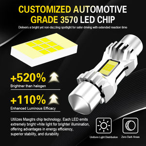 Ampoule LED 36mm 6411 6418 C10W 3570 Chipset GSP Blanc Froid 6500K <span class=keywords><strong>pour</strong></span> Pare-Soleil, Miroir de Courtoisie, Éclairage de Marchepied et de Porte 12V-60V - Product Image 4