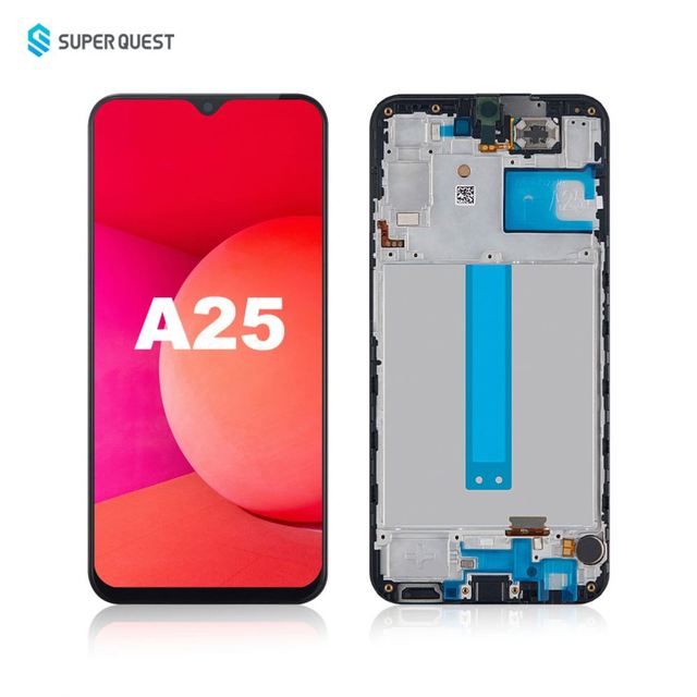 SOL Quality Super Quest Brand Original Mobile Phone Display Lcd Screen Replacement for Samsung A25